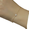 Anklet Zircon Four Leaf Clover Flower Light Luxury