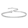 Anklet Zircon Gold Plated Geometric Female Jewelry