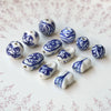 Antique Blue And White Porcelain Beads Handmade Earrings Accessories
