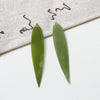 Antique Natural Style Leaf Pattern Epoxy Heat Shrinkable Pendant Jewelry Hairpin Accessories