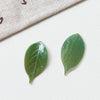 Antique Natural Style Leaf Pattern Epoxy Heat Shrinkable Pendant Jewelry Hairpin Accessories