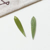 Antique Natural Style Leaf Pattern Epoxy Heat Shrinkable Pendant Jewelry Hairpin Accessories