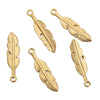 Antique Style Stainless Steel Round Feather Hair Accessories And Necklace Pendant Earrings Handmade With Electroplating