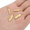 Antique Style Stainless Steel Round Feather Hair Accessories And Necklace Pendant Earrings Handmade With Electroplating