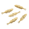Antique Style Stainless Steel Round Feather Hair Accessories And Necklace Pendant Earrings Handmade With Electroplating