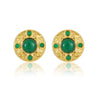 Antique Women's Geometric Stainless Steel Earrings With Electroplating