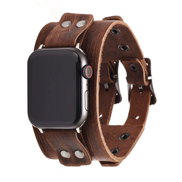 Apple Watch Strap Genuine Leather Retro Highend Allmatch Style
