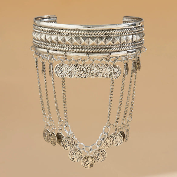 Arm Chain Jewelry Metal Iron Aluminum Chain Alloy Tassel Retro Western Cowboy Style Electroplating