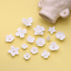Artificial Ceramic Flower Perforated Beaded Handmade Earrings Hairpin Phone Case Accessories