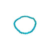 Artificial Turquoise Beaded Elastic Handmade Bracelet For Women With Geometric Shape In Retro Style From Mixed Materials