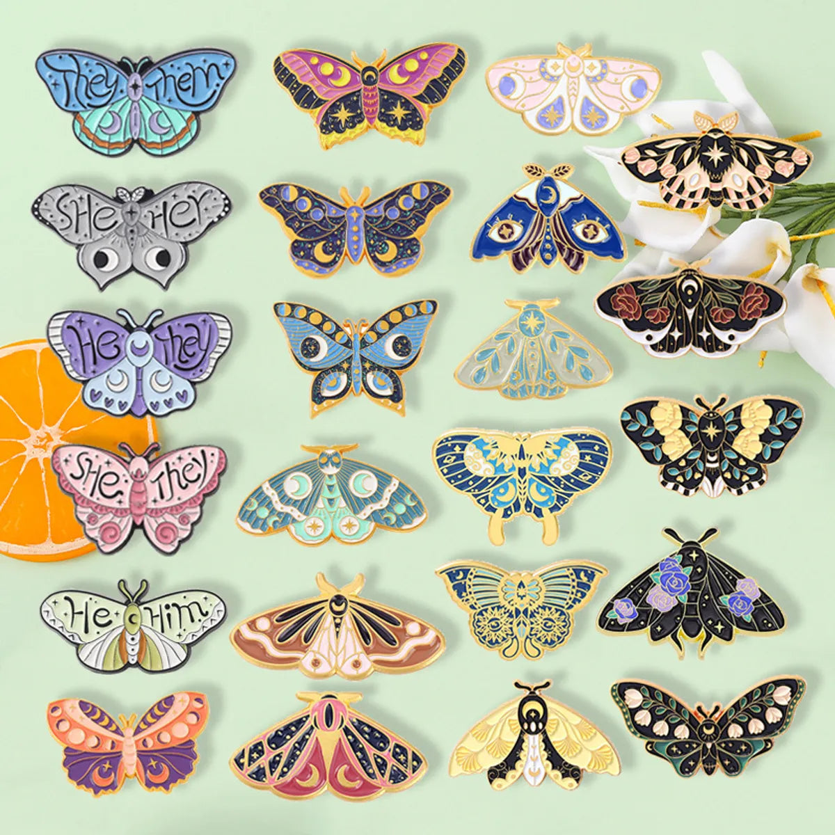 Artistic Butterfly Alloy Plating Unisex Brooches