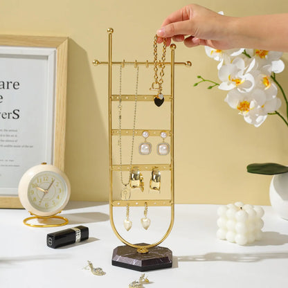 Artistic U Shape Metal Wholesale Jewelry Rack