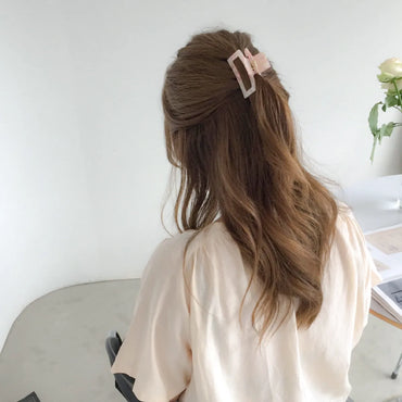 Autumn And Winter New Korean Acrylic Hair Accessories Girl Fresh Hairpin Large Temperament Female Hair Catch