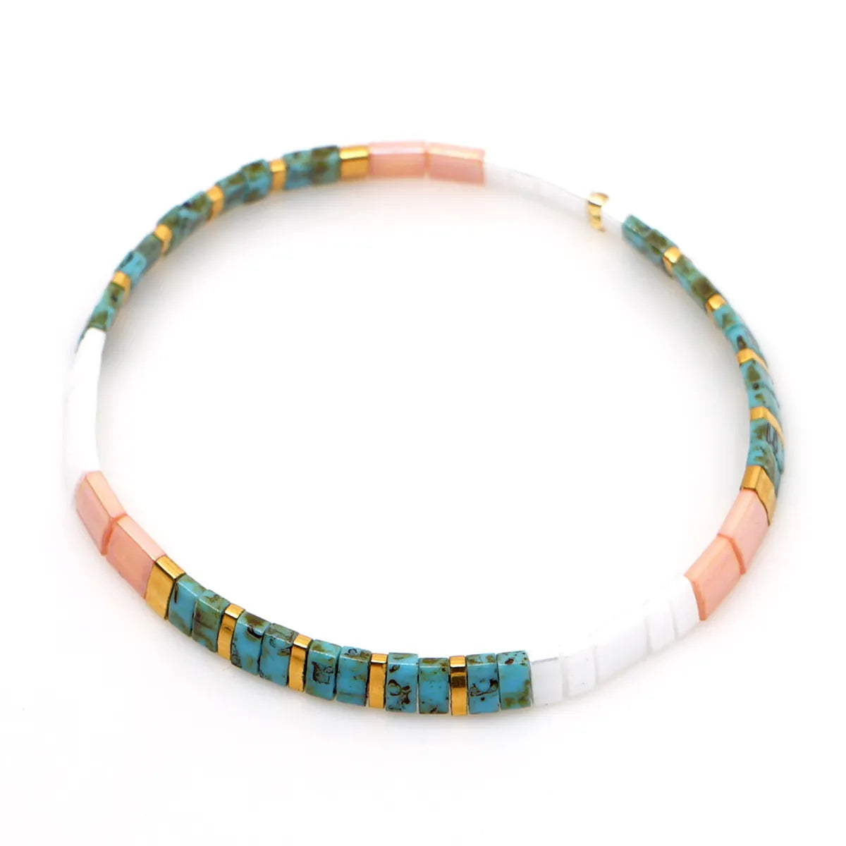 Fashion Rhombus No Inlaid Beaded Wholesale Bracelets