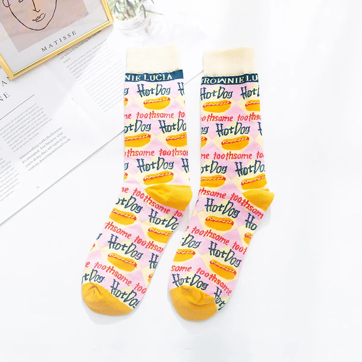 Autumn And Winter Women'S Socks New Lolita Designer Retro Thick Cotton Socks Wholesale