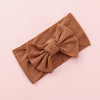 Baby Girls Hairbands Cloth Knitted Handmade Pit Strip Bow Style