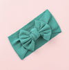 Baby Girls Hairbands Cloth Knitted Handmade Pit Strip Bow Style