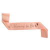 Baby Shower Expectant Mother Polyester Ribbon Etiquette Belt With Hot Stamping