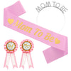 Baby Welcome School Hair Band Ribbon Electroplated Badge Suit Cute Style Unisex With Letters Numbers Text