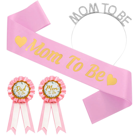 Baby Welcome School Hair Band Ribbon Electroplated Badge Suit Cute Style Unisex With Letters Numbers Text