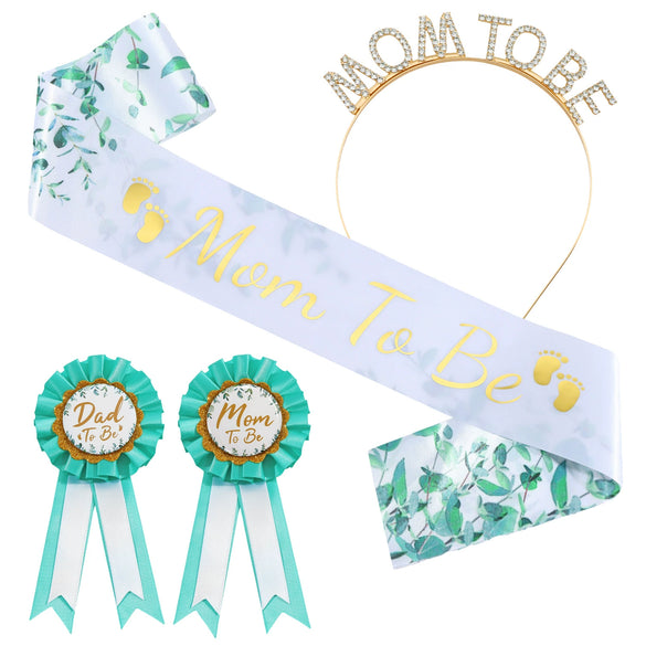 Baby Welcome School Hair Band Ribbon Electroplated Badge Suit Cute Style Unisex With Letters Numbers Text