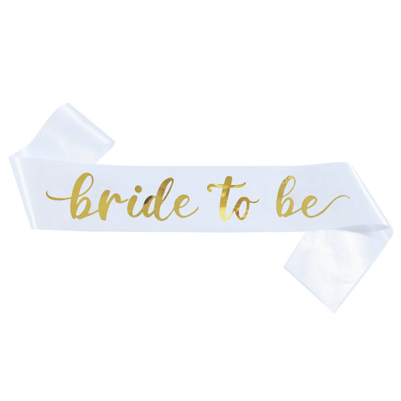 Bachelorette Party Wedding Ribbon Satin Semimanual And Semimechanical Wave Edge Shoulder Strap Belt
