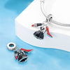 Bag Charm Beads Perfume Lipstick High Heels Shape White Copper Silver Plated Dripping Oil Original Design