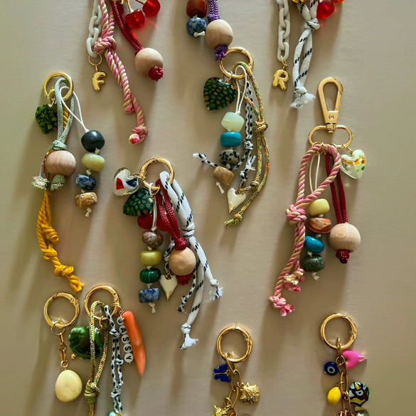 Bag Hanger Alloy Rope Chain Series With Heart Water Drop Bell Patterns Electroplated Retro Elegant Stylish