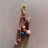 Bag Hanger Alloy Rope Chain Series With Heart Water Drop Bell Patterns Electroplated Retro Elegant Stylish
