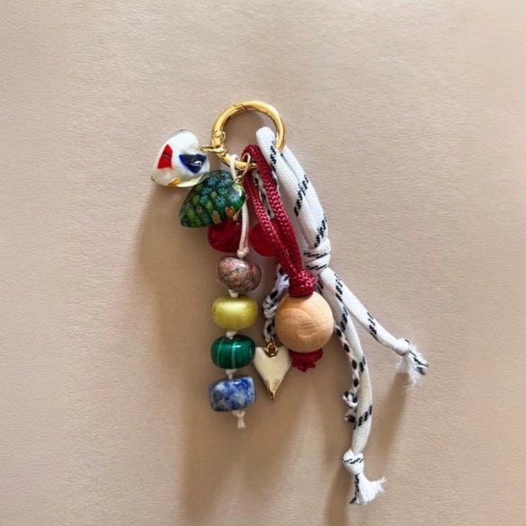 Bag Hanger Alloy Rope Chain Series With Heart Water Drop Bell Patterns Electroplated Retro Elegant Stylish