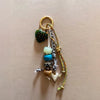 Bag Hanger Alloy Rope Chain Series With Heart Water Drop Bell Patterns Electroplated Retro Elegant Stylish