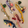 Bag Hanger Alloy Rope Chain Series With Heart Water Drop Bell Patterns Electroplated Retro Elegant Stylish