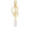Bag Pendant Alloy Solid Color Heart Street Fashion Accessories 18K Color Retention