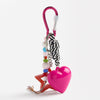 Bag Pendant Alloy Solid Color Heart Street Fashion Accessories 18K Color Retention