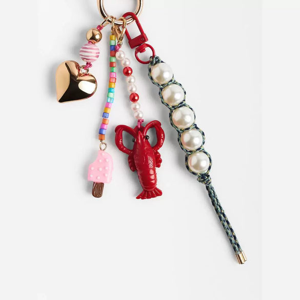 Bag Pendant Alloy Solid Color Street Fashion Plated Accessories