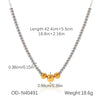Ball Bead Chain Jewelry Set With Spherical Pendant And Tassel Titanium Steel Stainless Steel Geometric Pattern Pvd Vacuum Plating Women's