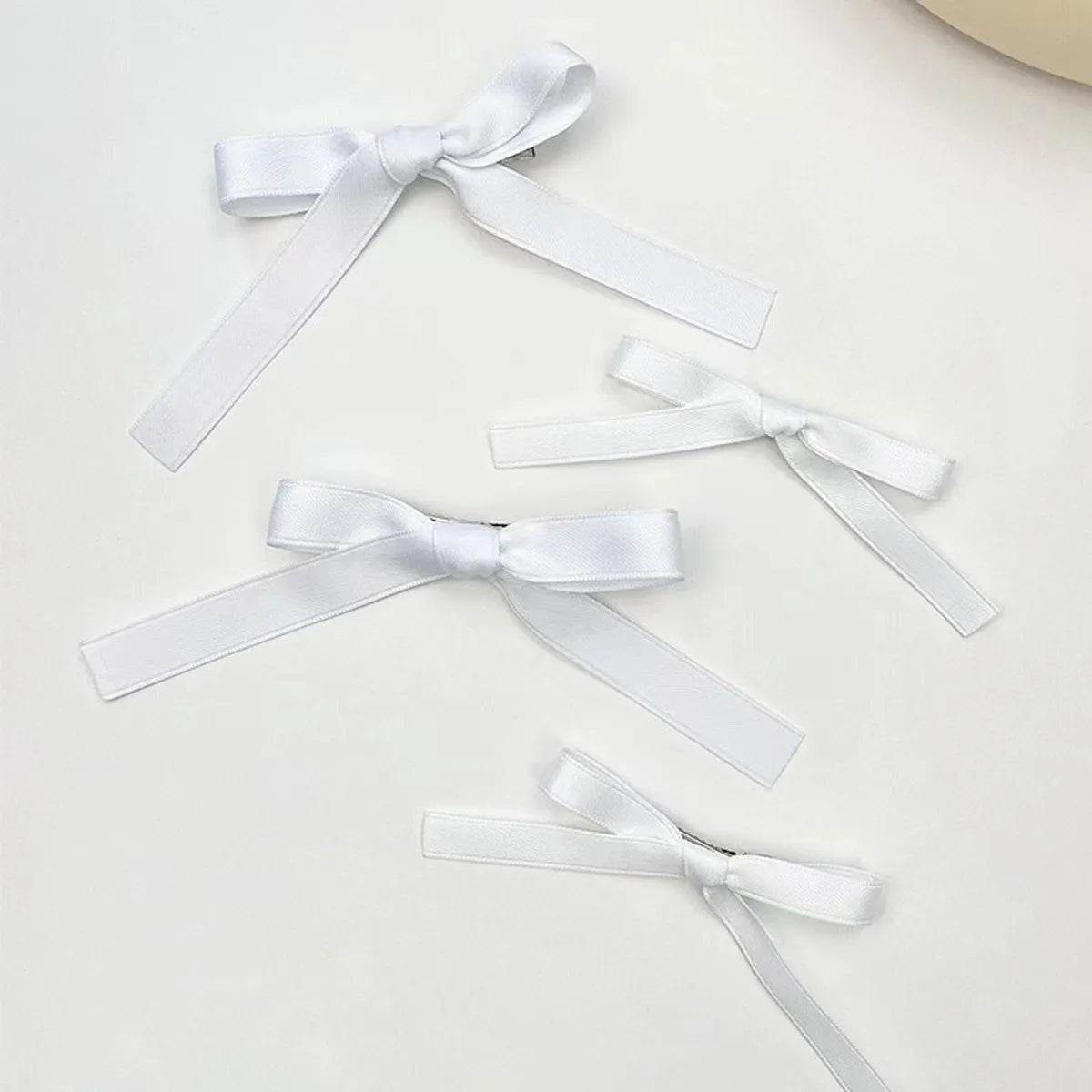 Ballet Girl French Style Pure Desire Bow Ribbon Hairpin Super Fairy Ins Back Of Head Hairpin Double Ponytail Hair Accessories