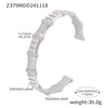 Bamboo Inlaid Bead Creative Temperament Open Bracelet Stainless Steel Shell Beads Geometric Style 18K Gold Plated