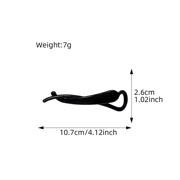 Banana Clip Hair Accessories Pc Handmade Banana Geometric Style For Women