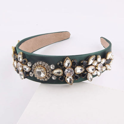 Baroque Colorful Rhinestone Headband Wholesale