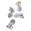 Baroque Freshwater Pearl Earrings For Women S925 Silver Needle Special Shape