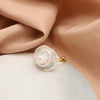 Baroque Freshwater Pearl Ring Retro Geometric Style Hand Jewelry For Women Electroplated