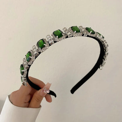 Baroque Full Diamond Rhinestone  Retro Alloy  Headband Wholesale