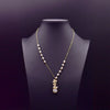 Baroque Natural Pearl 925 Sterling Silver Handmade Beaded Tassel Clavicle Chain Necklace With Flower Pattern For Women