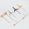 Baroque Pearl Accessories Copper Plated Butterfly Scepter Umbrella Witch Broom Samurai Sword Cane With Color Preservation And Electroplating