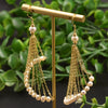 Baroque Pearl Tassel Earrings With 925 Silver Needle Retro Niche Temperament Jewelry For Women Original Design Geometric Shape Natural Pearl Wholesale