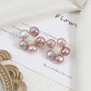 Baroque Petal Pearl Earrings S925 Silver Needle Handwoven Alien Shape Natural Freshwater Pearls For Women