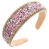 Baroque Rhinestone Crystal Headband Women's Geometric Hair Accessories