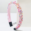 Baroque Style Alloy Woven Diamond Inlaid Hair Hoop Headband Women's Hair Accessories