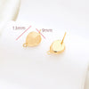 Baroque Style Copper Clad Gold Color Diy Handmade Hanging Earrings With Baking Paint